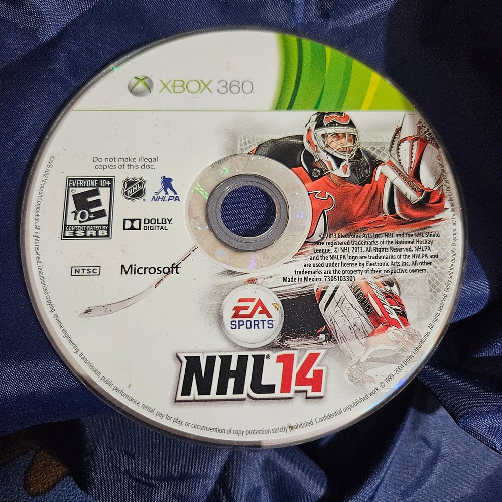 NHL 14 - Xbox 360 - EA‎ Sports Hockey Video Game - Disc Only